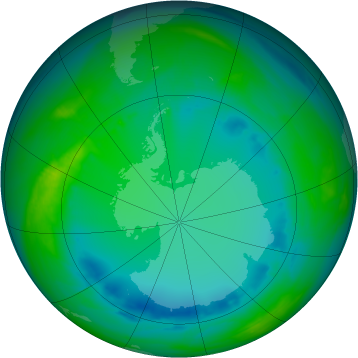 Ozone Map 2007-07-28